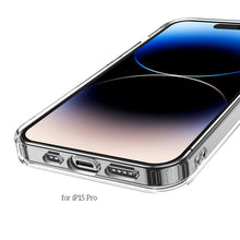 Заредете изображение във визуализатора на галерията – HOCO Magnetic airbag anti-fall case compatible with MagSafe do IPHONE 15 PRO transparent
