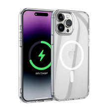 Заредете изображение във визуализатора на галерията – Borofone Case BI5 Ice Shield Magnetic Iphone 15 Pro transparent
