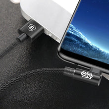 Заредете изображение във визуализатора на галерията – Baseus MVP Double-sided Elbow Type Cable micro USB 1.5A 2M Black (CAMMVP-B01) - TopMag

