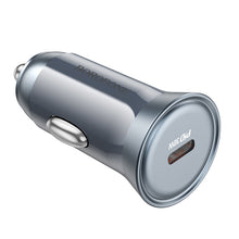Заредете изображение във визуализатора на галерията – Borofone Car charger BZ26 Searcher - Typ C - PD 30W 3A grey
