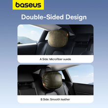 Заредете изображение във визуализатора на галерията – Baseus ComfortRide Series car headrest cushion with 2 materials - dark green

