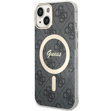 Заредете изображение във визуализатора на галерията – Guess IML 4G MagSafe case for iPhone 15 - black
