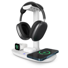 Заредете изображение във визуализатора на галерията – Wireless charger qi 4in1 15w b15a white
