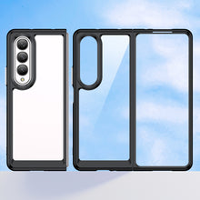 Заредете изображение във визуализатора на галерията – Outer Space Case for Samsung Galaxy Z Fold 3 cover with a flexible frame black
