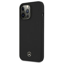 Заредете изображение във визуализатора на галерията – Mercedes MEHCP13XSILBK iPhone 13 Pro Max 6,7" czarny/black hardcase Silicone Line
