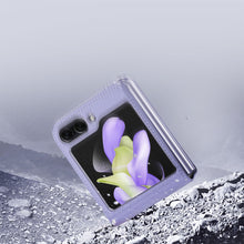 Заредете изображение във визуализатора на галерията – Samsung Galaxy Z Flip5 5G Flip Leather Case Wallet Back Cover Dux Ducis Bril - Purple
