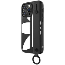 Заредете изображение във визуализатора на галерията – Adidas OR Hand Strap Case iPhone 14 Pro Max 6.7" black-white/black-white 50216
