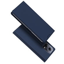 Заредете изображение във визуализатора на галерията – Dux Ducis Skin Pro Case For Xiaomi Redmi Note 12 Pro / Poco X5 Pro 5G Cover Flip Card Wallet Stand Blue
