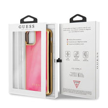 Заредете изображение във визуализатора на галерията – Guess GUHCN65GLTRPI iPhone 11 Pro Max pink/pink hard case Glow in the Dark Sand Matte

