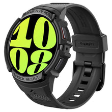 Заредете изображение във визуализатора на галерията – Spigen RUGGED ARMOR "PRO" GALAXY Watch 6 (44MM) BLACK
