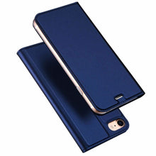 Заредете изображение във визуализатора на галерията – DUX DUCIS Skin Pro Bookcase type case for iPhone SE 2022 / SE 2020 / iPhone 8 / iPhone 7 blue - TopMag

