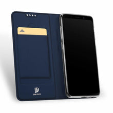 Заредете изображение във визуализатора на галерията – DUX DUCIS Skin Pro Bookcase type case for iPhone SE 2022 / SE 2020 / iPhone 8 / iPhone 7 blue - TopMag
