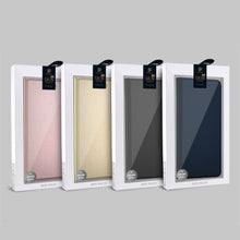 Заредете изображение във визуализатора на галерията – DUX DUCIS Skin Pro Bookcase type case for iPhone SE 2022 / SE 2020 / iPhone 8 / iPhone 7 golden - TopMag
