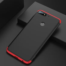 Заредете изображение във визуализатора на галерията – GKK 360 Protection Case Front and Back Case Full Body Cover Huawei Y7 Prime 2018 / Y7 2018 black - TopMag
