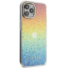 Заредете изображение във визуализатора на галерията – Original faceplate case GUESS GUHCP12MHDECMI for iPhone 12/12 Pro (IML Faceted Mirror / disco iridescent)
