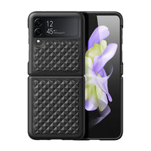 Заредете изображение във визуализатора на галерията – Dux Ducis Venice case for Samsung Galaxy Z Flip 4 leather case black
