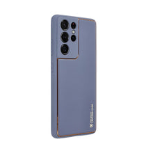 Заредете изображение във визуализатора на галерията – LEATHER Case for SAMSUNG Galaxy A54 5G blue
