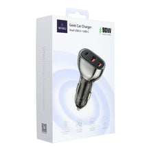 Заредете изображение във визуализатора на галерията – WiWU - Car Charger Wi-QC013 90W PD+QC 2x USB A + USB C
