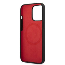Заредете изображение във визуализатора на галерията – Ferrari FESSIHMP13XBK iPhone 13 Pro Max 6.7" black/black hardcase Silicone MagSafe
