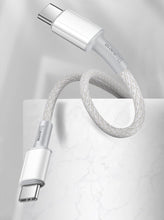 Заредете изображение във визуализатора на галерията – Baseus USB Type C - USB Type C cable fast charging Power Delivery Quick Charge 100 W 5 A 2 m white (CATGD-A02)
