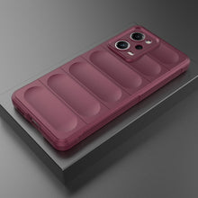 Заредете изображение във визуализатора на галерията – Magic Shield Case Cover for Xiaomi Redmi Note 12 Pro / Poco X5 Pro 5G Flexible Armor Cover Burgundy
