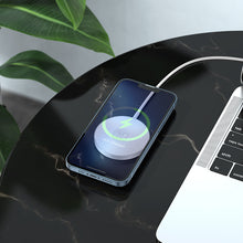 Заредете изображение във визуализатора на галерията – Borofone Wireless induction charger BQ18 Energy magnetic 3 in 1 15W white
