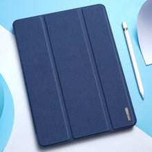 Заредете изображение във визуализатора на галерията – Dux Ducis Domo case iPad 10.9'' 2022 (10 gen.) smart cover stand blue
