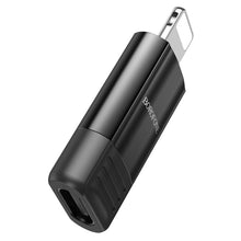 Заредете изображение във визуализатора на галерията – Borofone Adapter BV18 - Lightning to Type C - black
