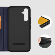 Заредете изображение във визуализатора на галерията – Dux Ducis Skin X2 case for Samsung Galaxy A34 5G flip cover wallet stand blue
