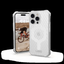 Заредете изображение във визуализатора на галерията – UAG Essential Armor - protective case for iPhone 14 Pro compatible with MagSafe (frosted ice)
