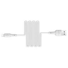 Заредете изображение във визуализатора на галерията – Borofone Cable BX30 Silicone - USB to Lightning - 2,4A 1 metre white
