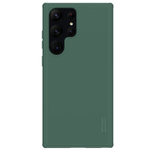 Заредете изображение във визуализатора на галерията – Nillkin Super Frosted Shield Pro case for Samsung Galaxy S23 Ultra armored case + phone stand green
