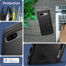 Заредете изображение във визуализатора на галерията – Spigen TOUGH ARMOR GOOGLE PIXEL 7A BLACK
