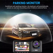 Заредете изображение във визуализатора на галерията – Car Dash Cam DVR-06 2,0 inches + rear camera
