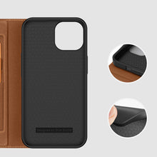 Заредете изображение във визуализатора на галерията – Dux Ducis Skin X2 case for iPhone 14 case with magnetic flap brown

