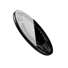 Заредете изображение във визуализатора на галерията – Baseus Simple Stylish Wireless Charger Qi Inductive Pad 2A 1.67A 10W with USB / Lightning Cable 1.2M transparent (CCALL-AJK01) - TopMag
