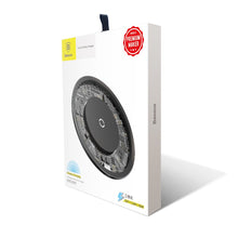 Заредете изображение във визуализатора на галерията – Baseus Simple Stylish Wireless Charger Qi Inductive Pad 2A 1.67A 10W with USB / Lightning Cable 1.2M transparent (CCALL-AJK01) - TopMag

