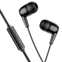 Заредете изображение във визуализатора на галерията – Hoco earphones universal with mic m97 black - TopMag
