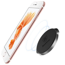 Заредете изображение във визуализатора на галерията – Baseus Small Ears Series Magnetic Flat Car Dashboard Holder Black (SUER-C01) - TopMag
