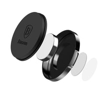 Заредете изображение във визуализатора на галерията – Baseus Small Ears Series Magnetic Flat Car Dashboard Holder Black (SUER-C01) - TopMag

