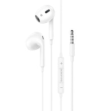 Заредете изображение във визуализатора на галерията – Borofone Earphones BM80 Max Gorgeous with microphone white
