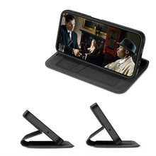 Заредете изображение във визуализатора на галерията – Dux Ducis Skin X2 case Samsung Galaxy A14 5G flip case wallet stand black
