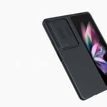 Заредете изображение във визуализатора на галерията – Nillkin CamShield Silky Silicone Case for Samsung Galaxy Z Fold 4 Silicone Cover with Camera Protector Green
