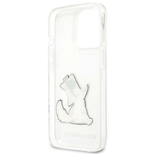 Заредете изображение във визуализатора на галерията – Original faceplate case karl lagerfeld klhcp14lcfnrc for iphone 14 pro (choupette eat / transparent)
