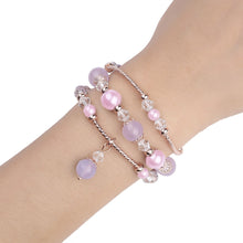 Заредете изображение във визуализатора на галерията – Bracelet loop for Apple Watch 38/40/41 design 4 gold-purple
