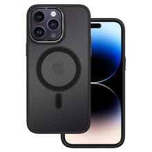 Заредете изображение във визуализатора на галерията – Tel Protect Magnetic Carbon Case for Iphone 14 Pro Black
