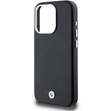 Заредете изображение във визуализатора на галерията – BMW Signature Wrapped Metal MagSafe case for iPhone 15 Pro - black
