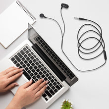 Заредете изображение във визуализатора на галерията – Wired earphones with micro jack 3,5mm pavareal pa-e67 black - TopMag
