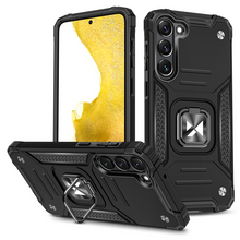 Заредете изображение във визуализатора на галерията – Wozinsky Ring Armor case for Samsung Galaxy S23 armored cover magnetic holder ring black
