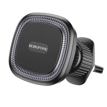 Заредете изображение във визуализатора на галерията – Borofone Car holder BH96 NT Ice magnetic to air vent black
